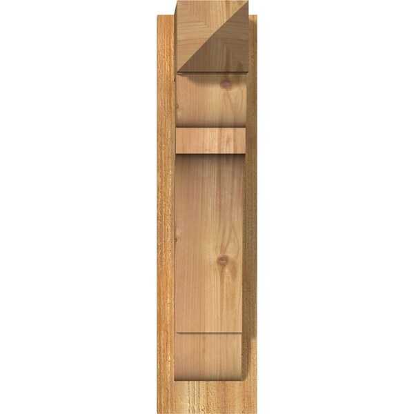 Olympic Arts & Crafts Rough Sawn Outlooker, Western Red Cedar, 6W X 12D X 24H